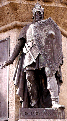 Statue de Richard I sans-peur, Falaise, Calvados