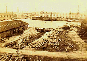 Le port de Cherbourg (XIXème siècle)